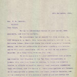 Soldier packet page