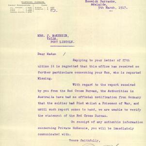 Soldier packet page