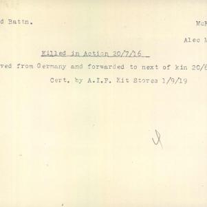 Soldier packet page
