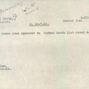 Soldier packet page