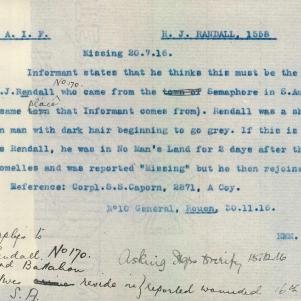 Soldier packet page