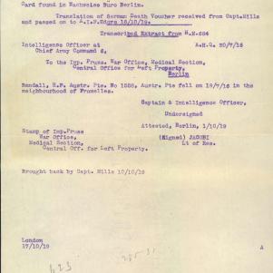 Soldier packet page