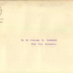 Soldier packet page