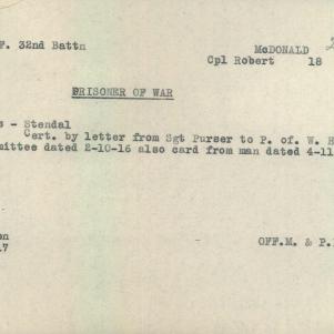 Soldier packet page