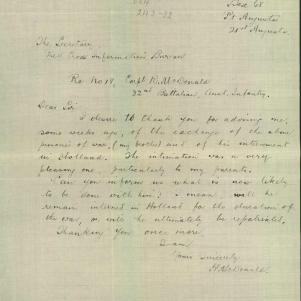 Soldier packet page