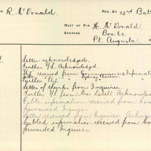 Soldier packet page