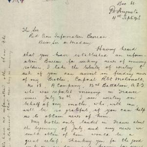 Soldier packet page