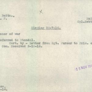 Soldier packet page