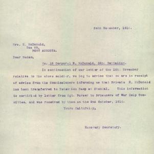 Soldier packet page