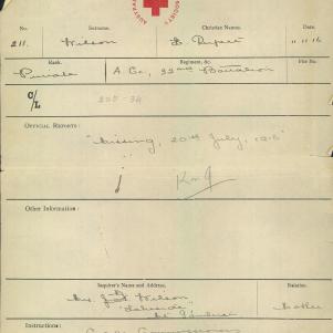 Soldier packet page