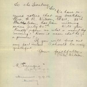Soldier packet page