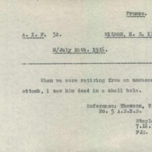 Soldier packet page