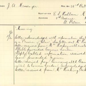 Soldier packet page