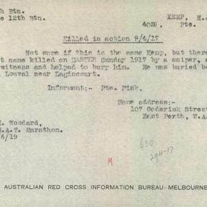 Soldier packet page