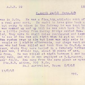 Soldier packet page