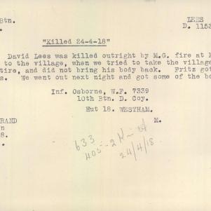 Soldier packet page