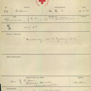 Soldier packet page