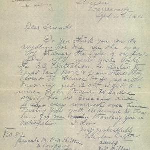 Soldier packet page