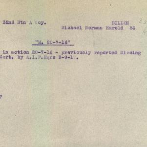 Soldier packet page
