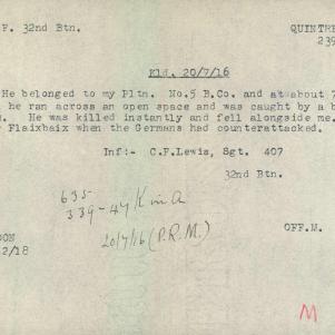 Soldier packet page