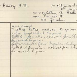 Soldier packet page