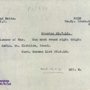 Soldier packet page