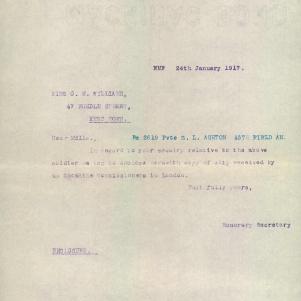 Soldier packet page