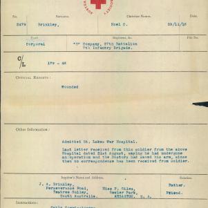 Soldier packet page