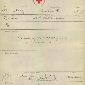 Soldier packet page