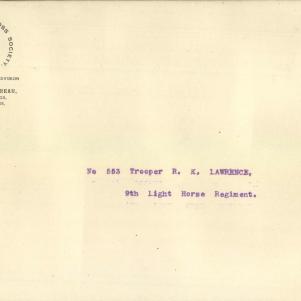 Soldier packet page
