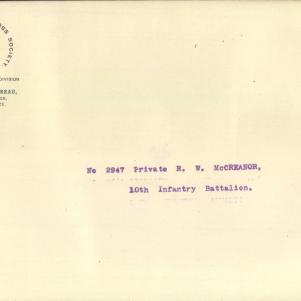 Soldier packet page
