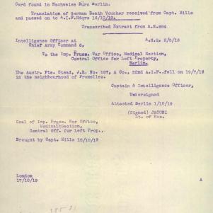 Soldier packet page