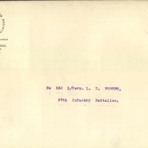 Soldier packet page