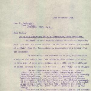 Soldier packet page