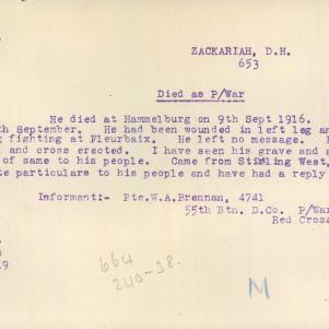 Soldier packet page