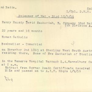 Soldier packet page