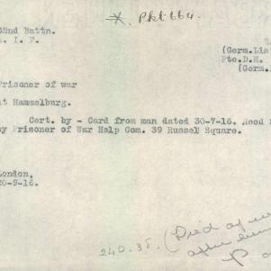 Soldier packet page