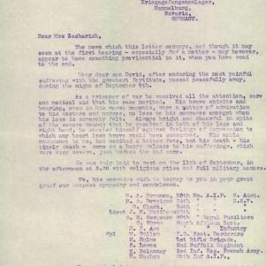 Soldier packet page