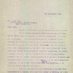 Soldier packet page
