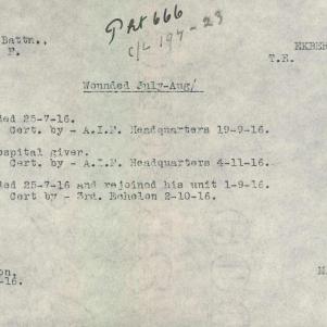 Soldier packet page