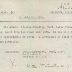Soldier packet page