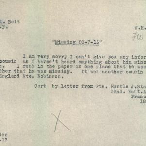 Soldier packet page