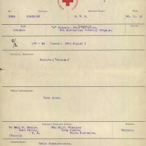 Soldier packet page