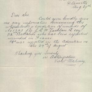 Soldier packet page