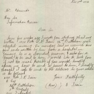 Soldier packet page