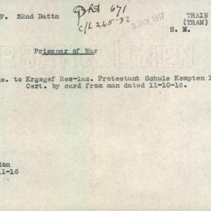 Soldier packet page