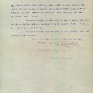 Soldier packet page