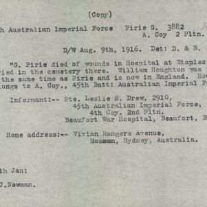 Soldier packet page