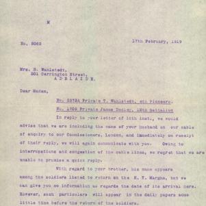 Soldier packet page