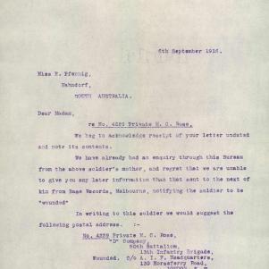 Soldier packet page